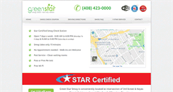 Desktop Screenshot of greenstarsmogcheck.com